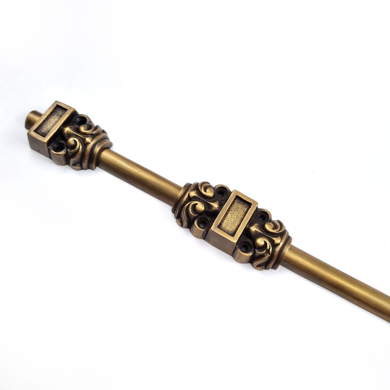 CREMONE Rustic Handmade Solid Brass Heavy French Turn Bolt 110″ Vintage Espagnol
