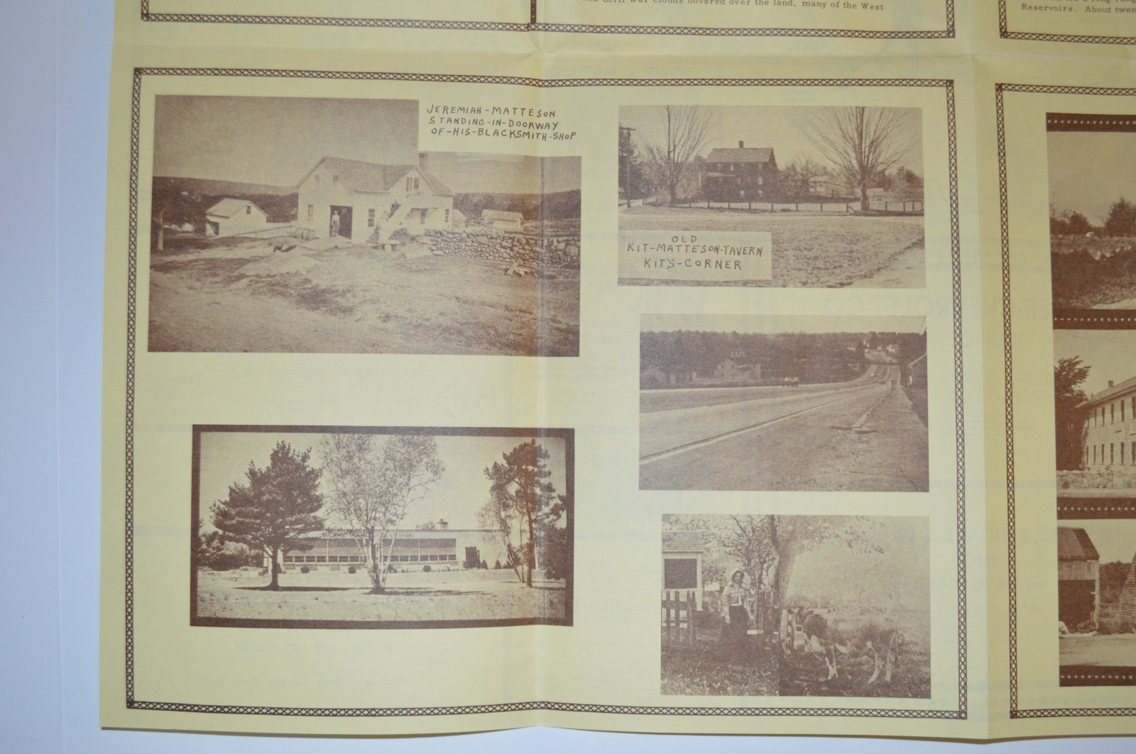 George E Matteson Original Map West Greenwich Rhode Island Cartography 1966