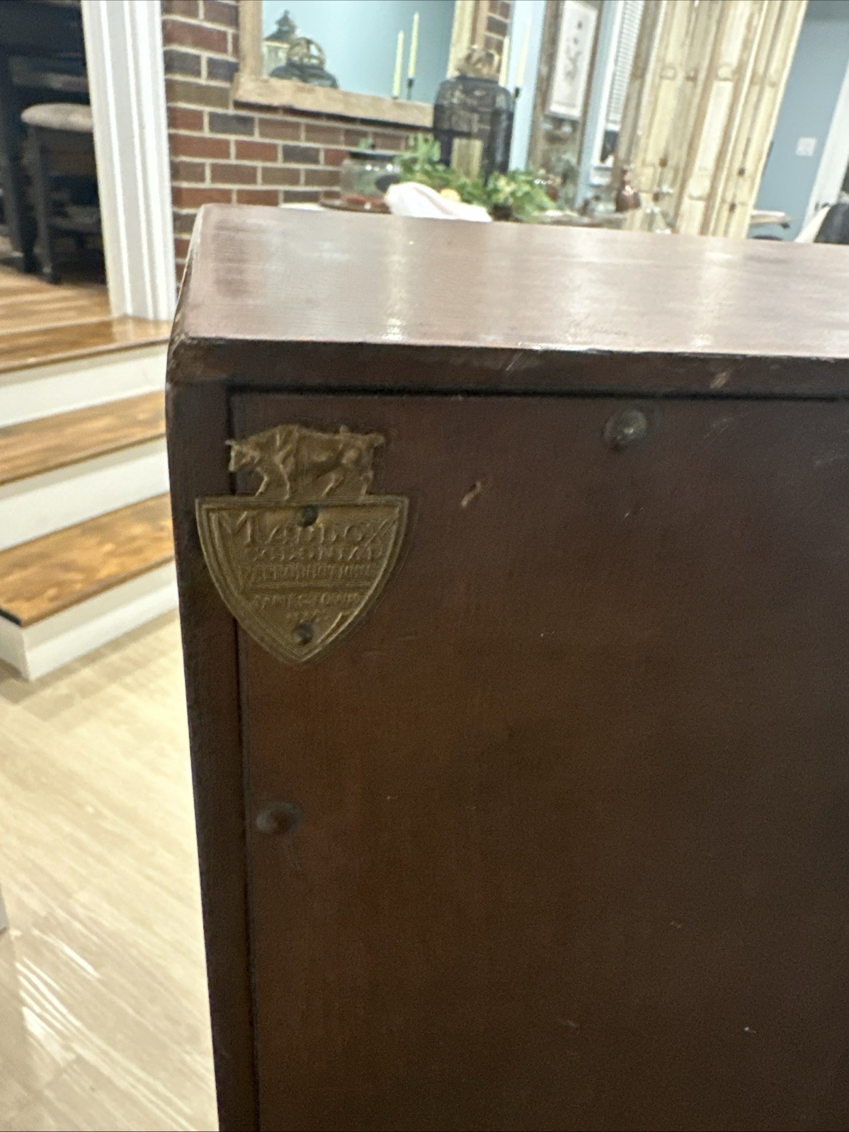 1930s Era Governor Winthrop Maddox Colonial Jamestown NY Claw And Ball Desk