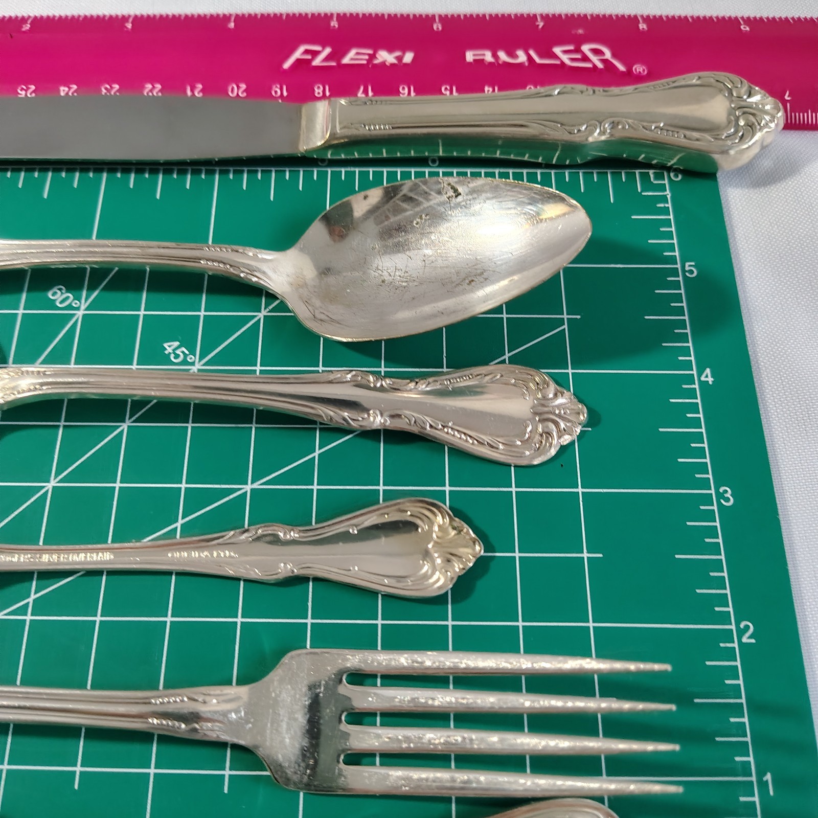 Wm. A. Rogers Chalice Harmony Silverplate Flatware Oneida 1958 Lot of 6 Pcs