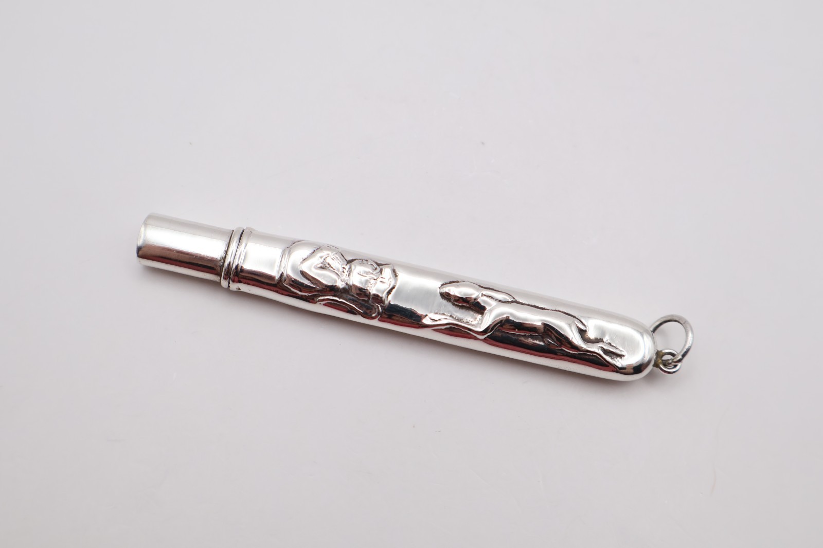 Vintage Sterling Silver Carpenters Pencil Holder Stamped 925