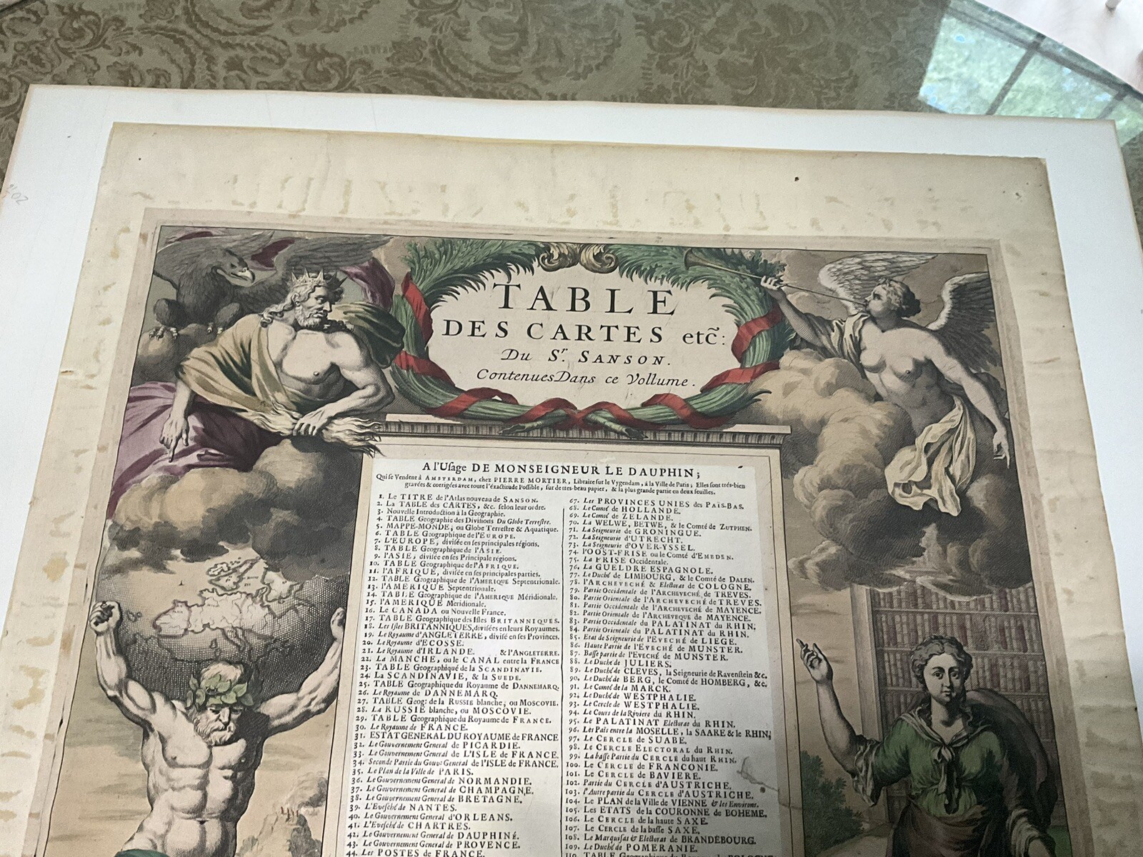 N. Sanson & C. H. Jaillot Directory Maps Altlas Nouveau Copper Engraving 1690’s