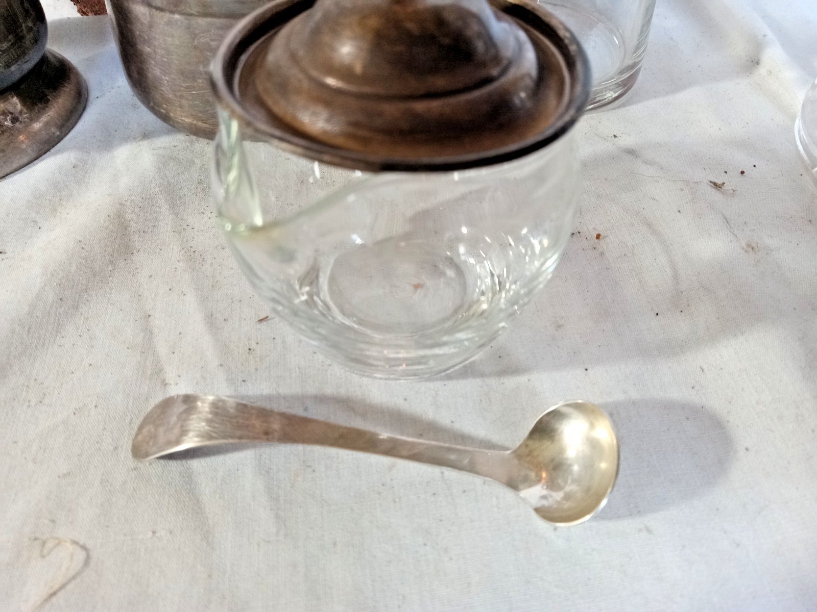 Silverplate, Sterling, Pewter, Crystal, Jigger, Mustard, Syrup WOW! FREE SHIP