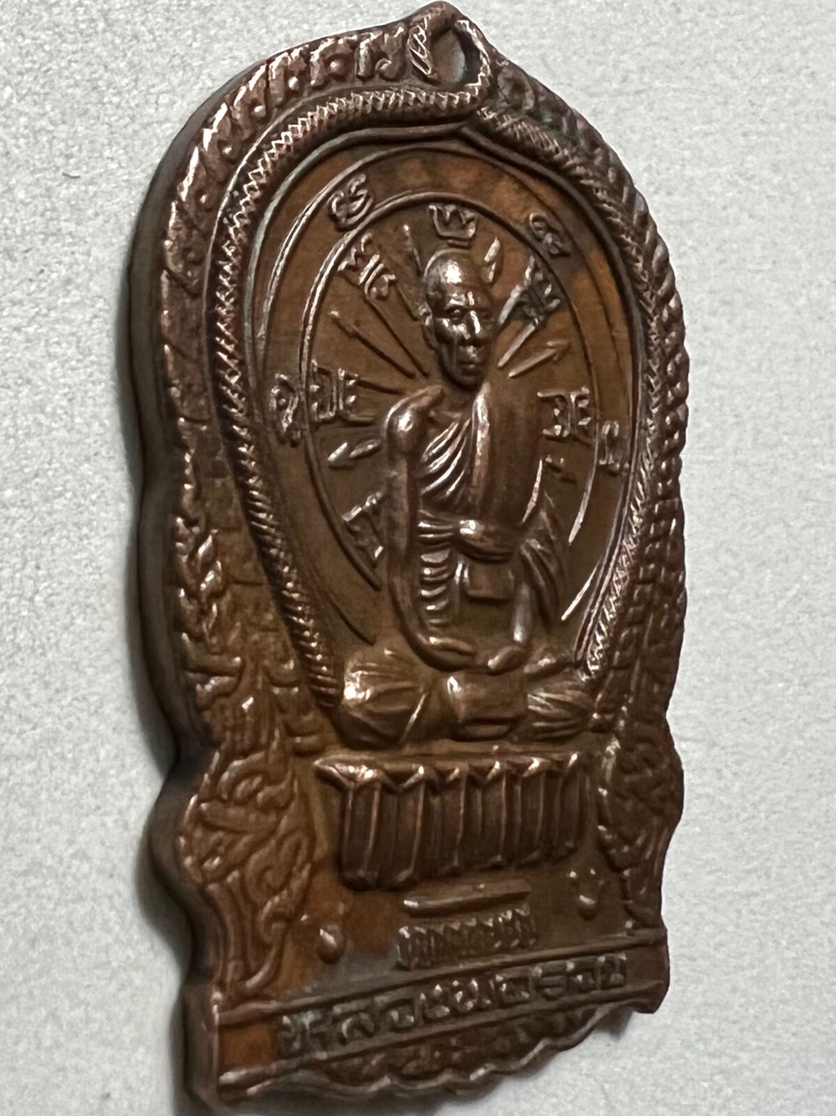 PHRA LP RUAY RARE OLD THAI BUDDHA AMULET PENDANT MAGIC ANCIENT IDOL#3