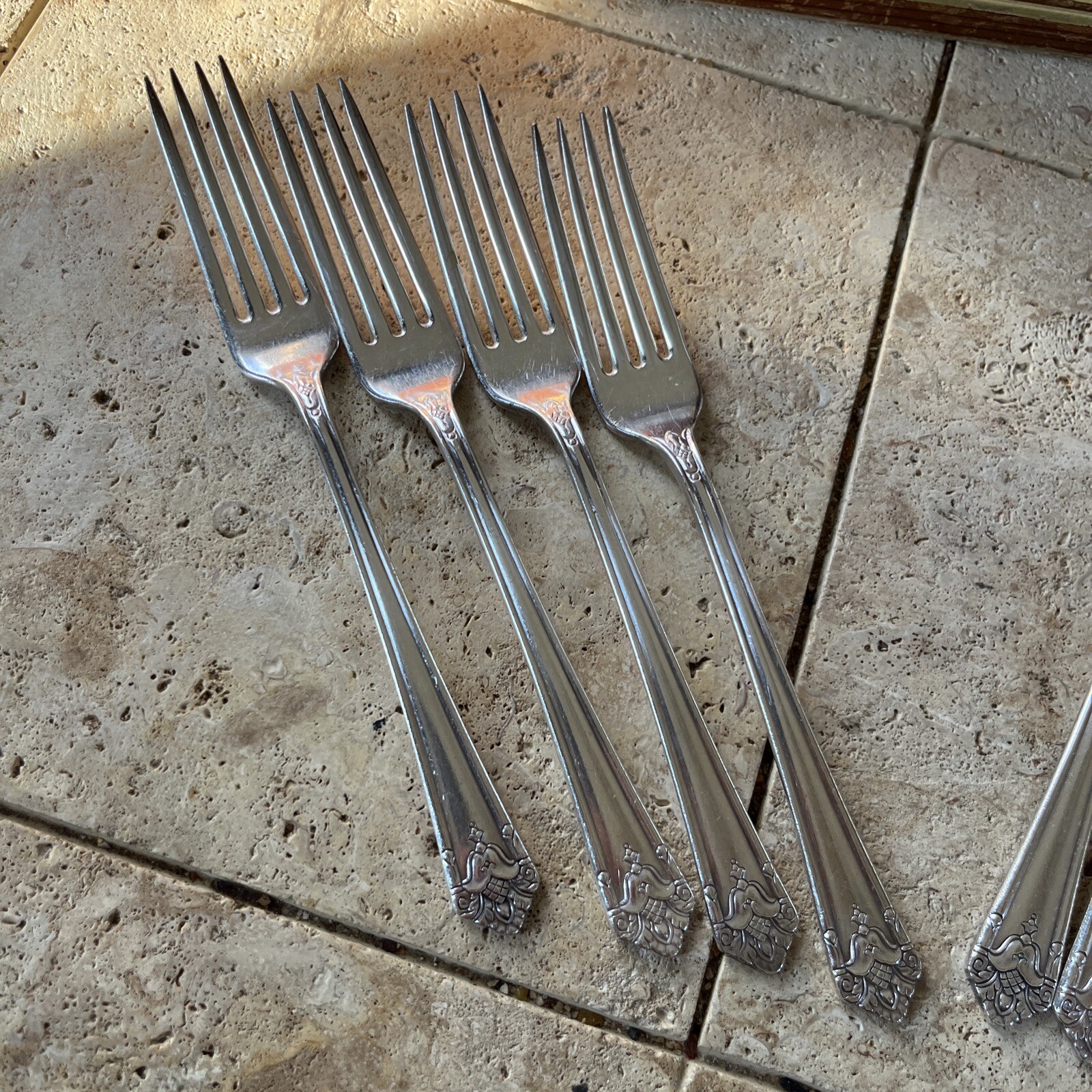 4 Dinner Forks HER MAJESTY 1847 Rogers Bros, International Silverplate 2 Sets