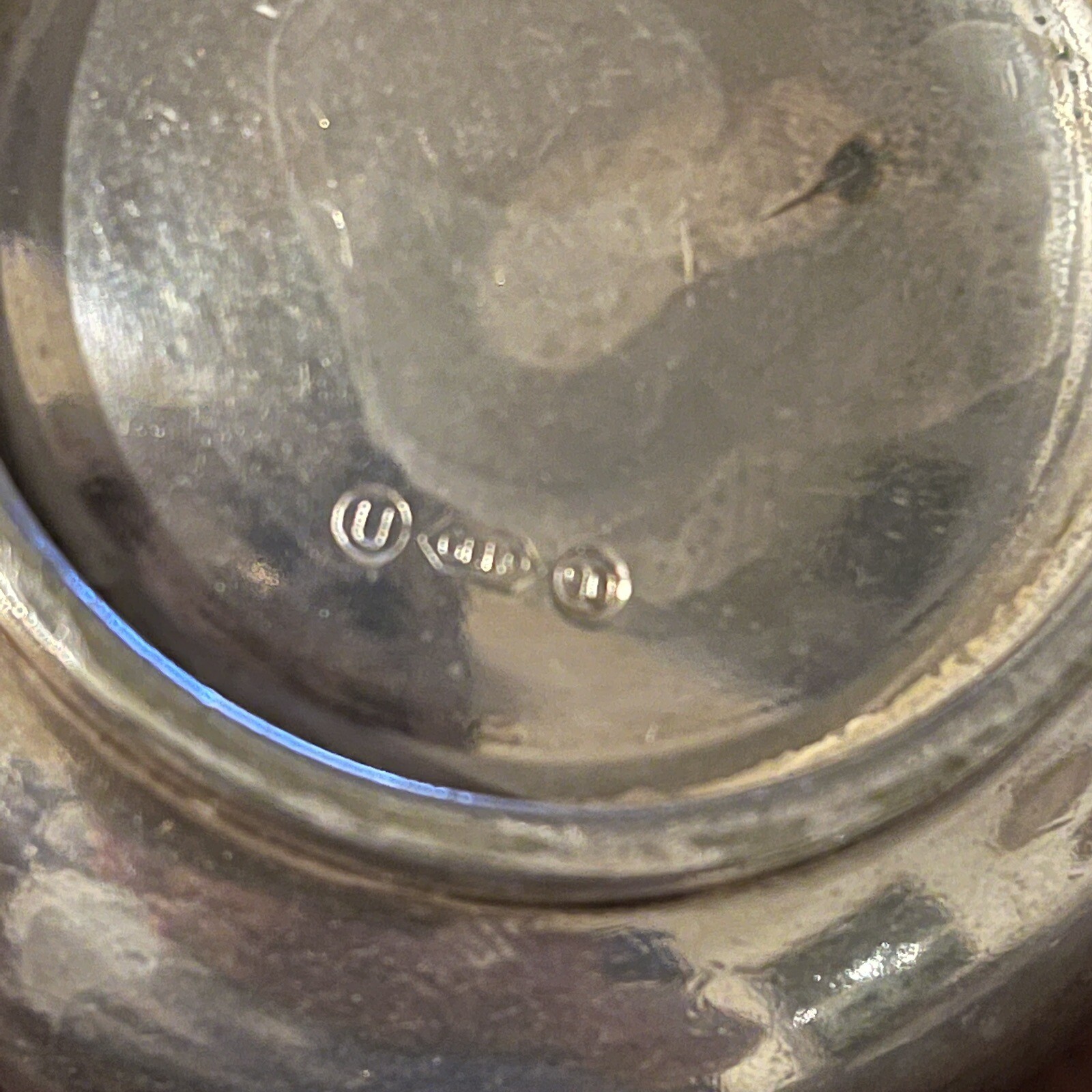 Antique Crown design U GERO 90 DUTCH GEORG NILSSON Silverplate small plate