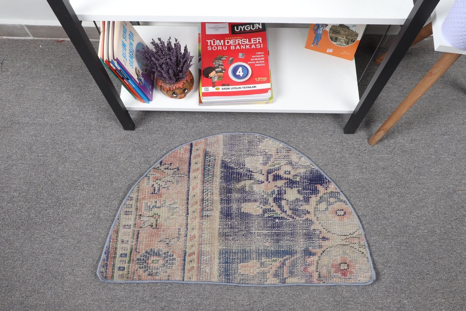 Anatolian Rug, Turkish Rug, Colorful Rug, 2.5×1.5 ft Small Rug, Vintage Rug