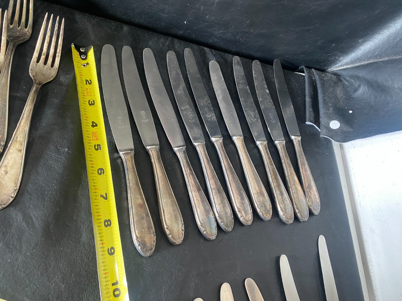 vintage BMF 90 silverplate flatware set 60 pieces fork spoon knife etc.