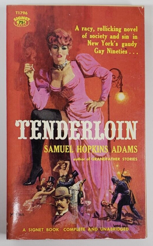 Tenderloin, by Samuel Hopkins Adams, 1960 Pulp Fiction vintage erotica paperback