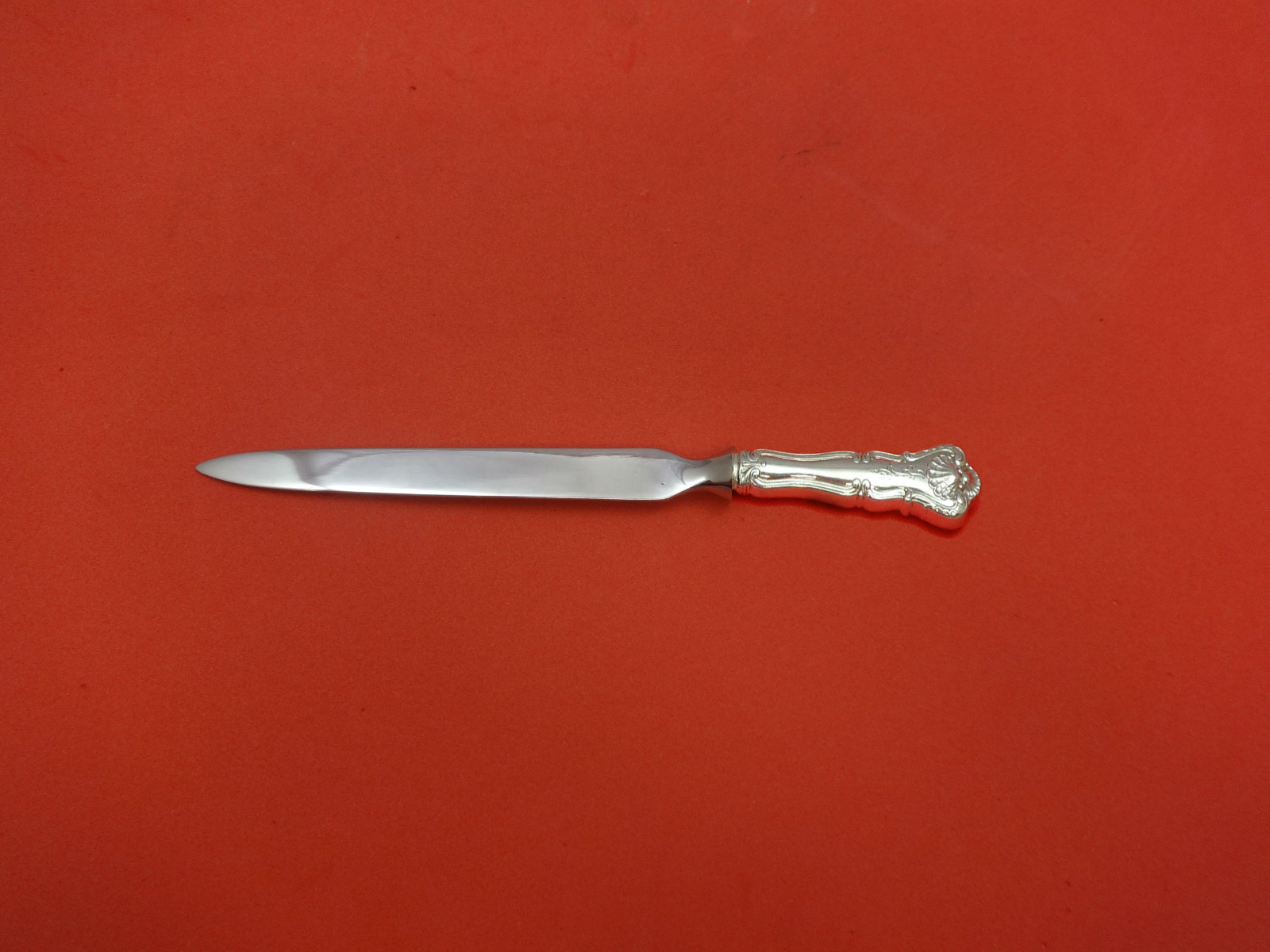 New Queens by Durgin Sterling Silver Letter Opener HHWS Custom Approx. 8″