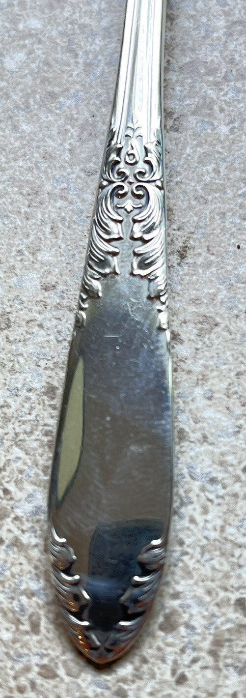 F246~ National Silver Silverplate King Edward Butter Knife & Sugar Spoon 1936