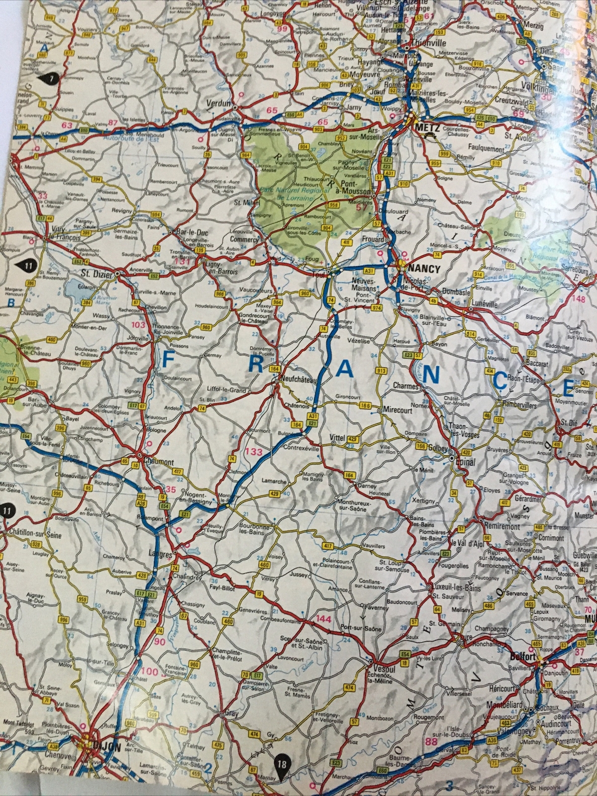 Vintage Eurowise Map/Guide 1992 PARIS & Marseille You Magazine France Route Map