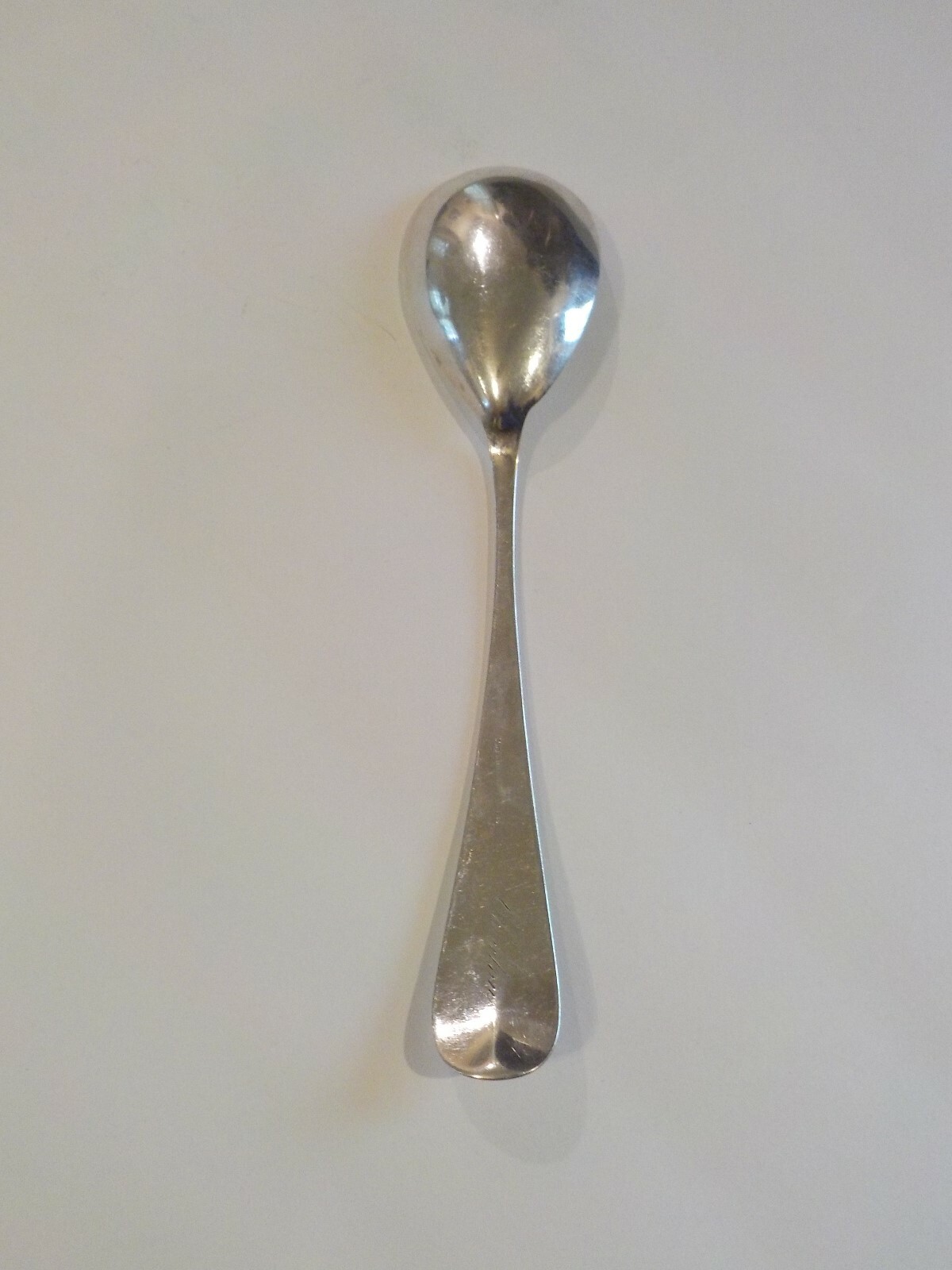 Mitchell & Tyler Southern Coin Silver 8.75″ Serving Spoon, c. 1845-1866