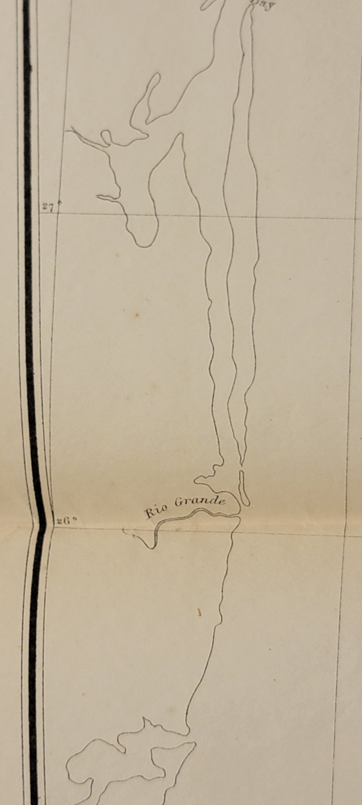 1855 H No. 3 US Coast Survey sketch map Deep Sea Soundings Gulf Mexico Bache