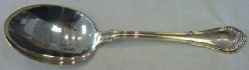 Villa Norfolk By Gorham Sterling Silver Vegetable Serving Spoon 8 1/2″