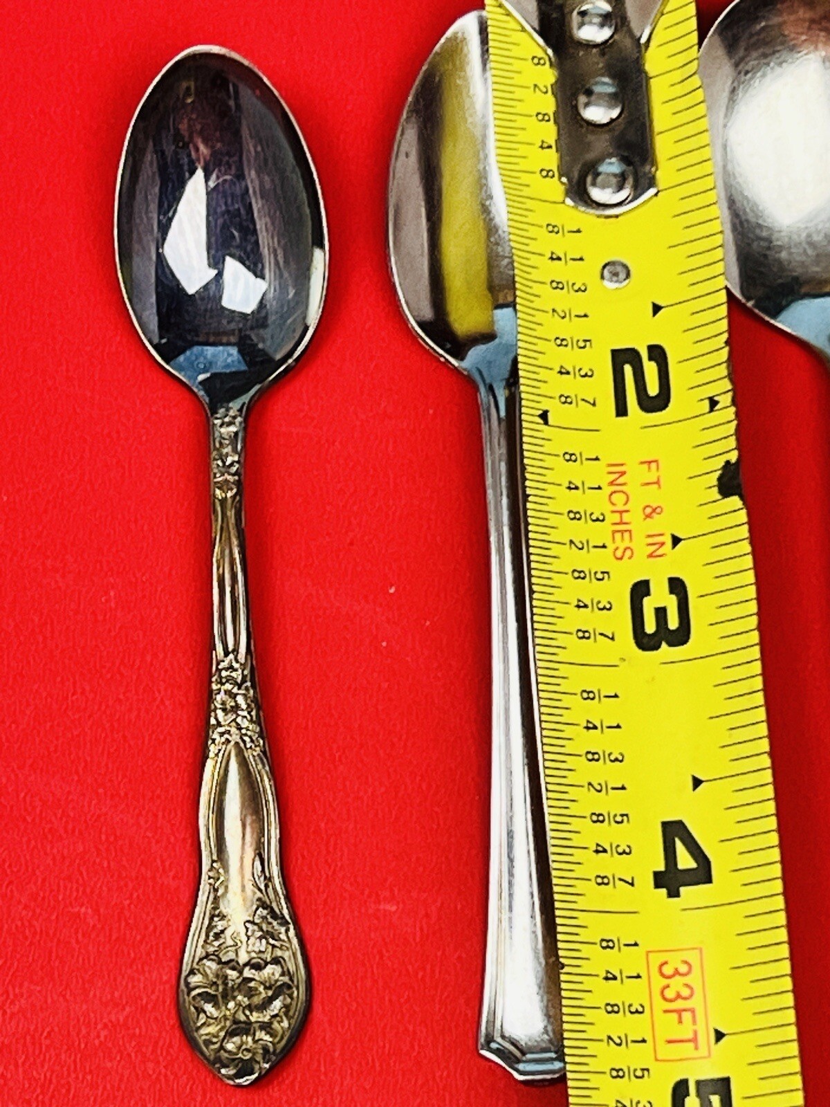 Antique Baby Spoons Vintage Lots Of four Some Royal, BC, Oneida, Fairfield