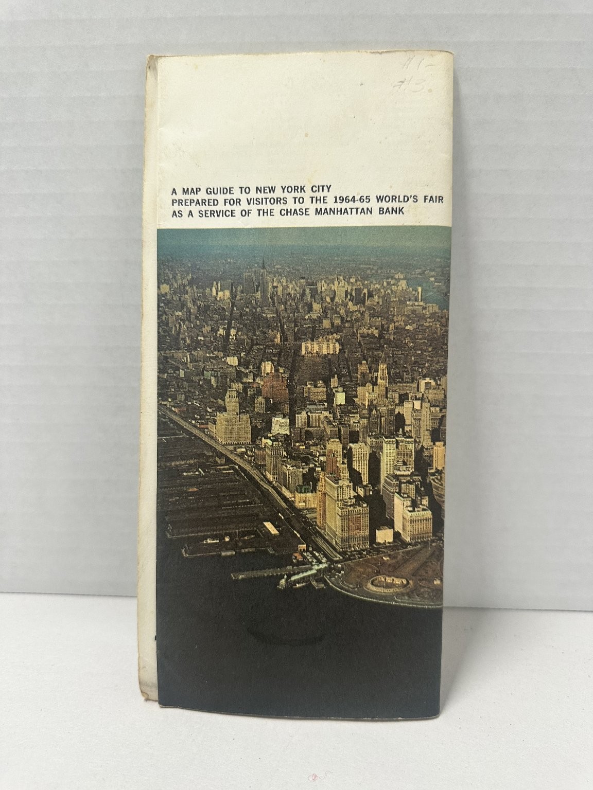 Chase Manhattan Bank Our Fair City Map Guide New York City 1964-65