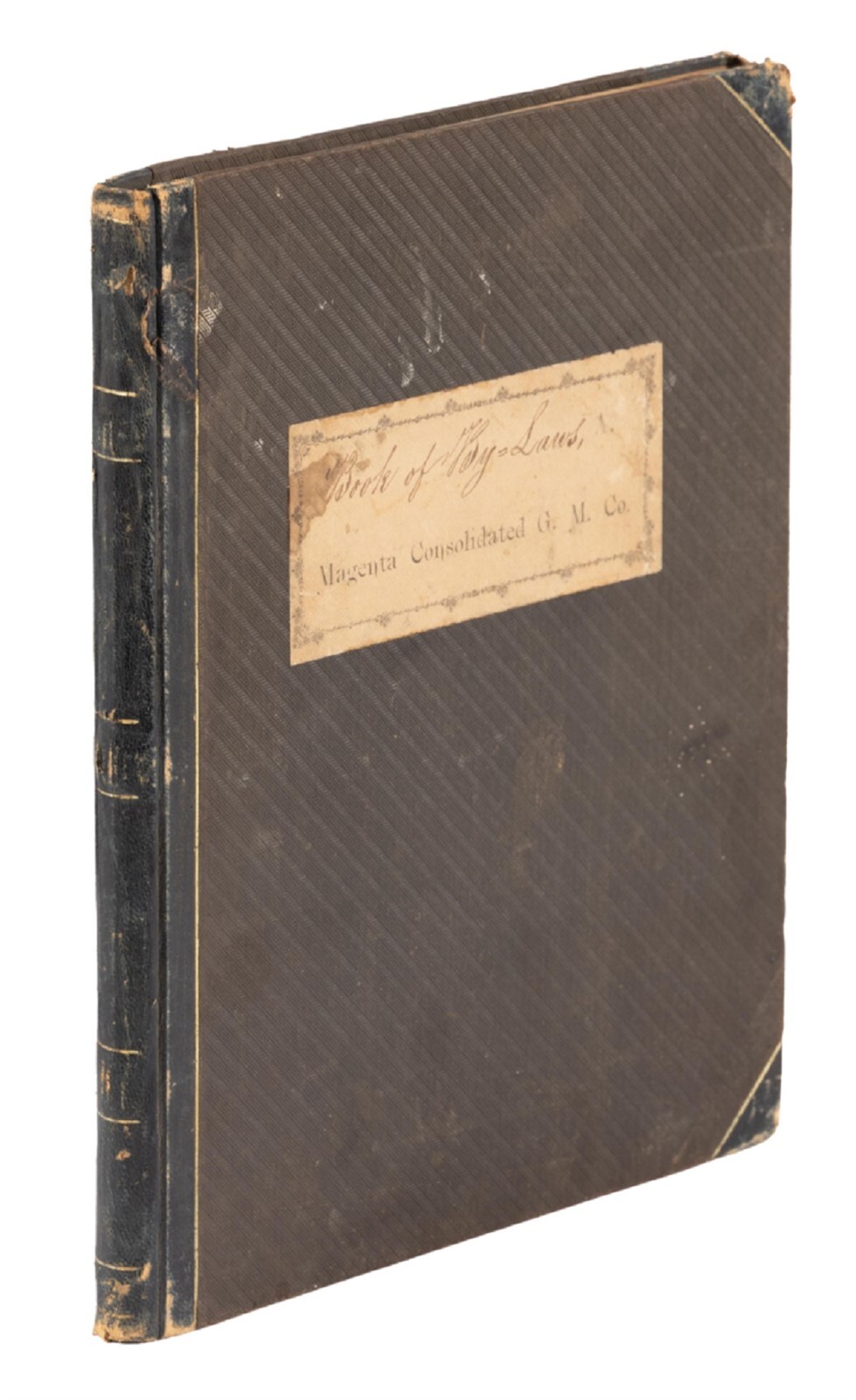 1875 Grass Valley California Gold / Magenta Consolidated Gold Mine Bylaws
