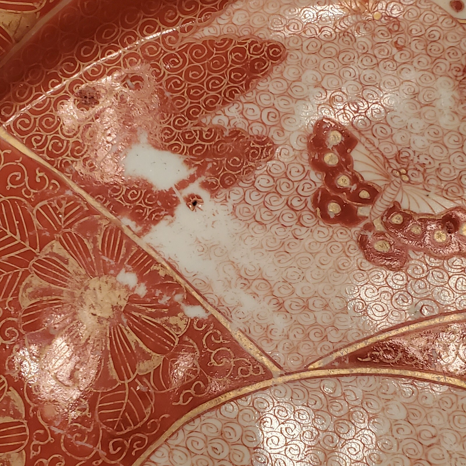 C.1780 Japanese Kutani Large Oval Platter