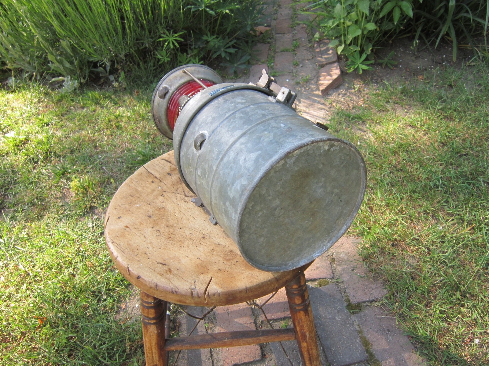 Vintage Perko Electric Battery Navigation Lantern / Anchor Light, Perkins Marine
