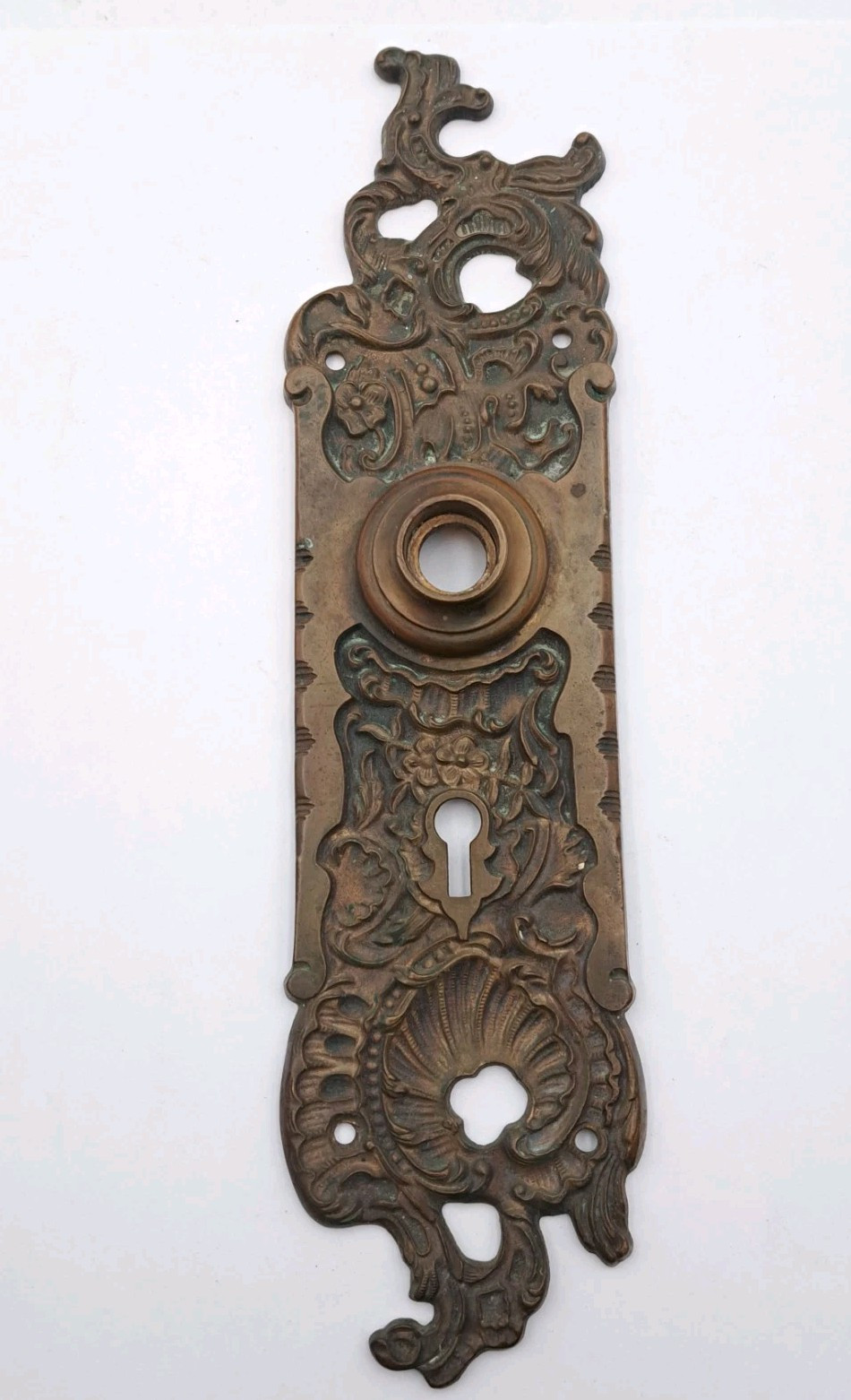 Antique/Vintage Door Knobs & Backplate Belfort Reading Hardware Brass Hardware
