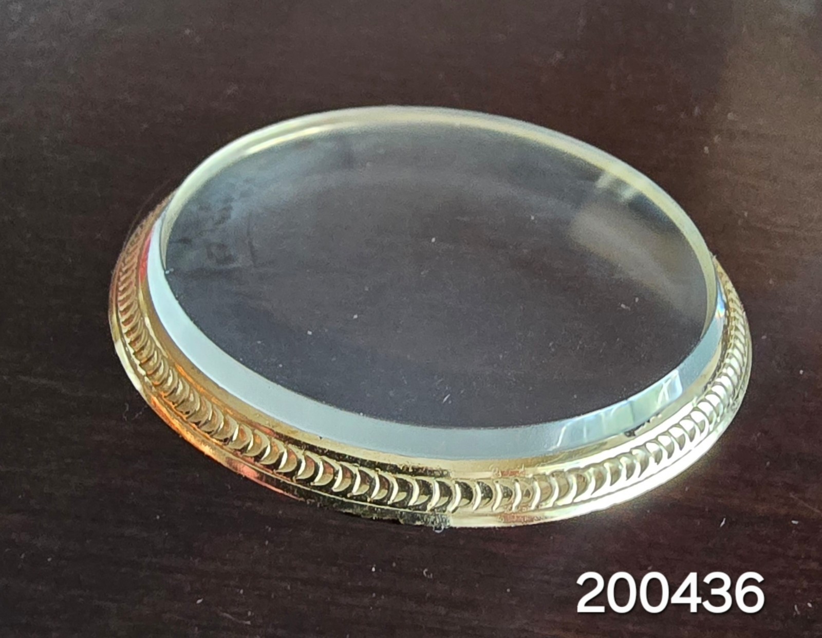 2.0MM LOW DOME MINERAL GLASS POCKET WATCH CRYSTAL FOR HAMILTON BEZEL MODEL 16