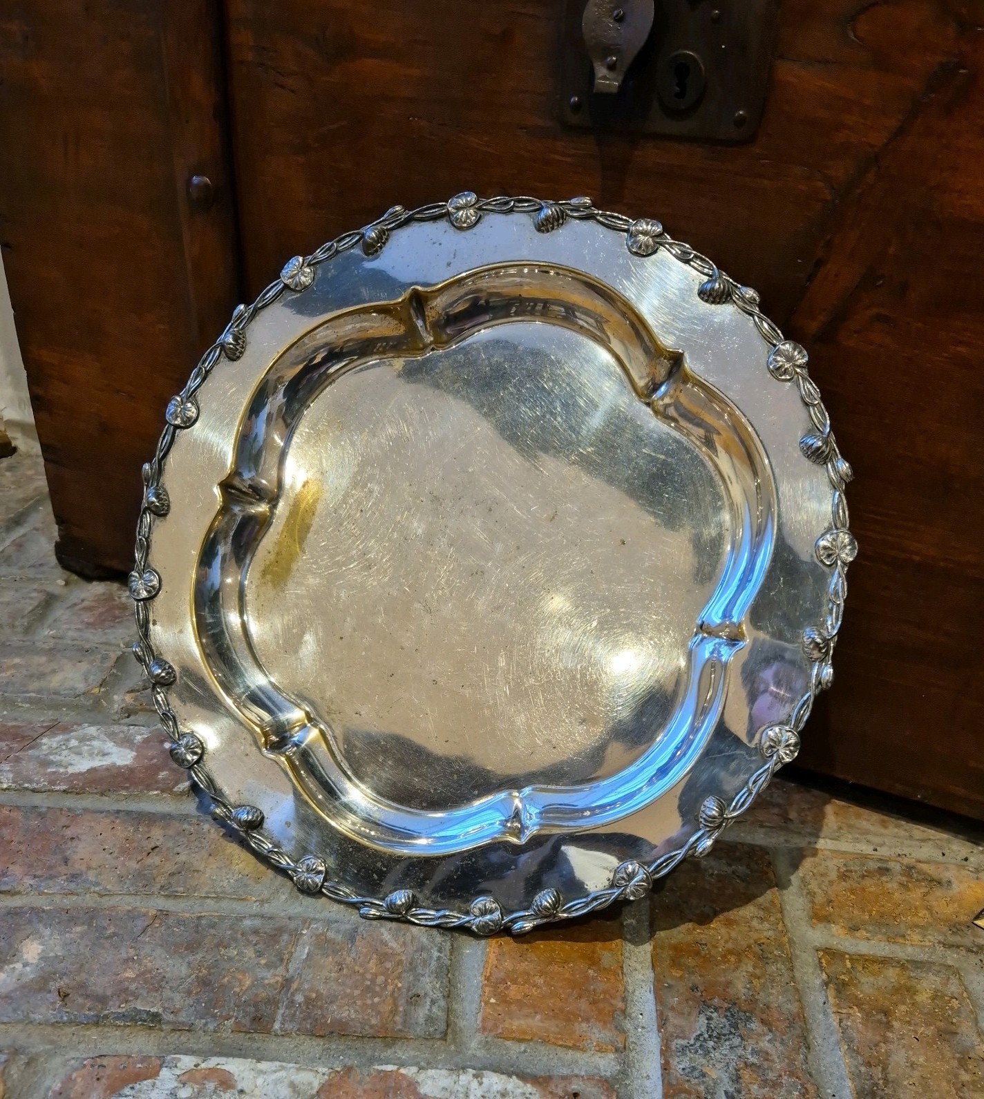 Antique Manning Bowman “Aesthetic Movement” Water Lily Tray – 1885