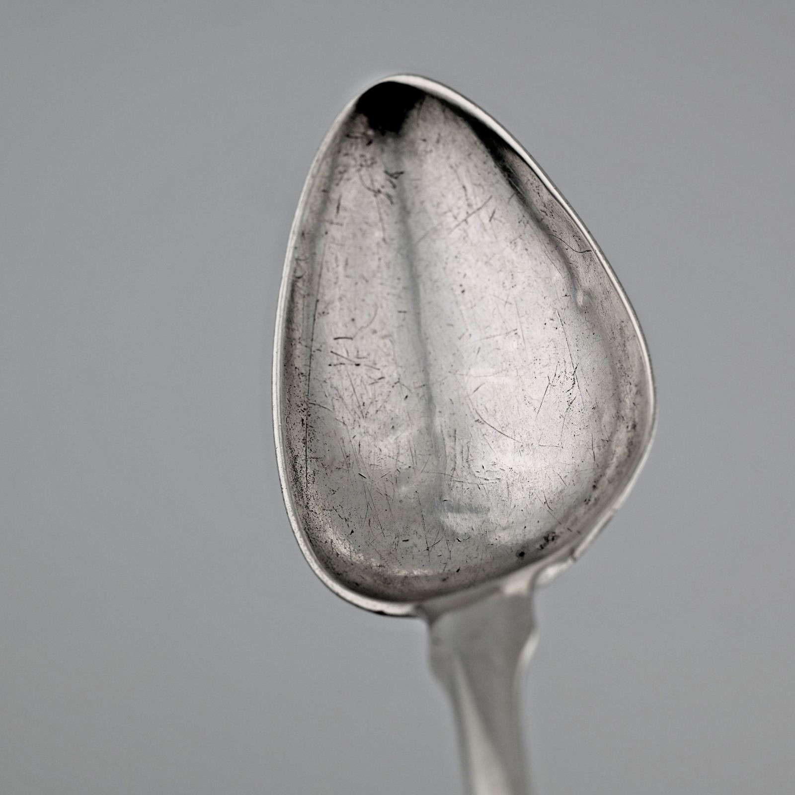 Rare Early Coin Silver Spoon Peter Bentzon African American Silversmith c1800’s