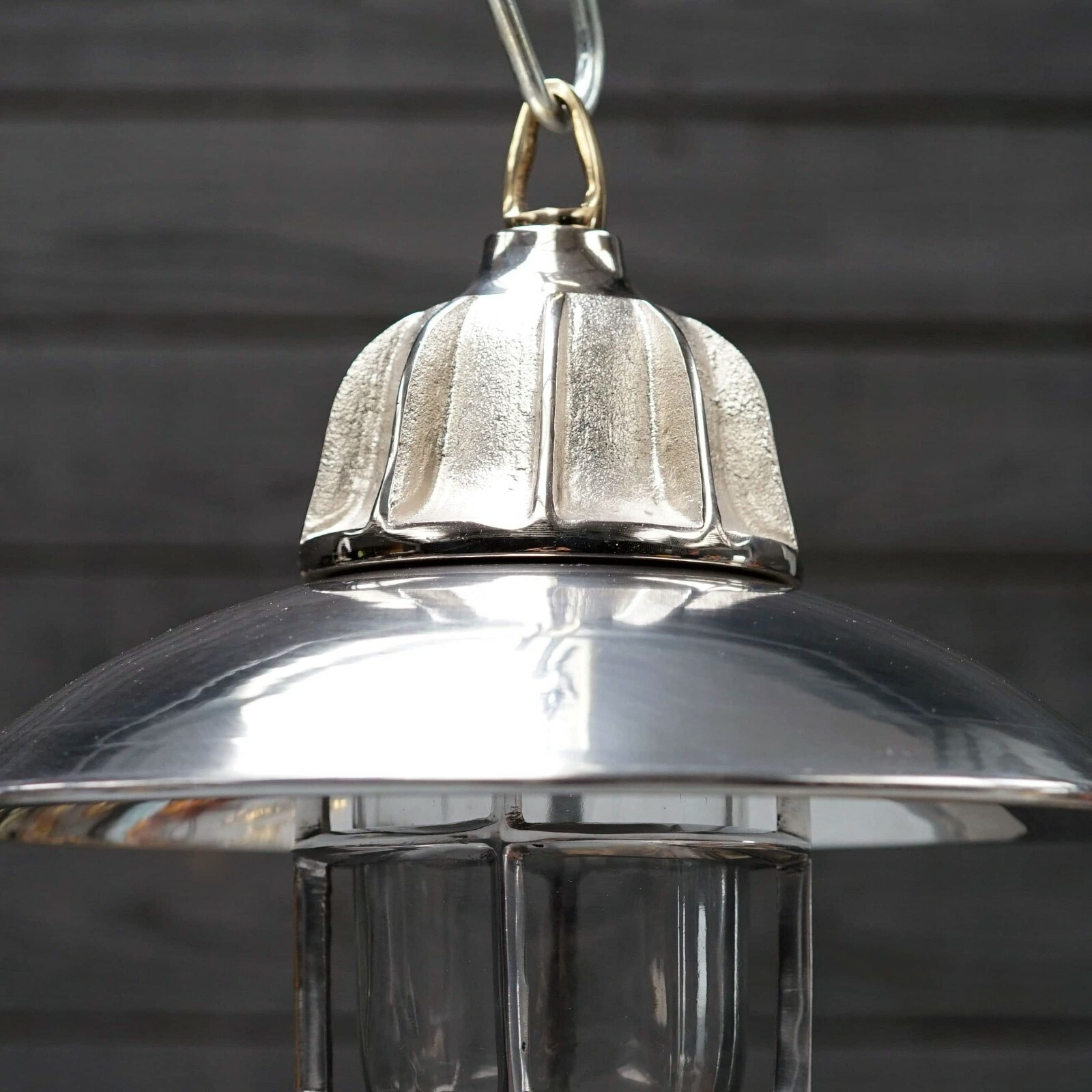Nautical Solid Aluminum Bulkhead Cage Pendant Cargo Lamp with Rain Cap Shade