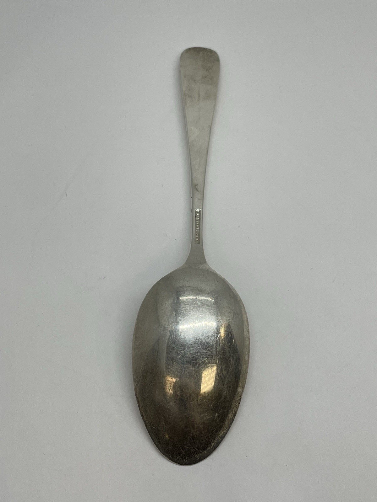 Large Stieff Repousse Sterling Silver Serving Tablespoon 7 3/4” Long 67g No Mono