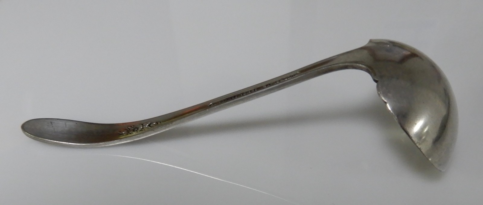 Vintage 1939 Oneida Tudor Plate “Fantasy” Pattern Silverplate Cream Ladle