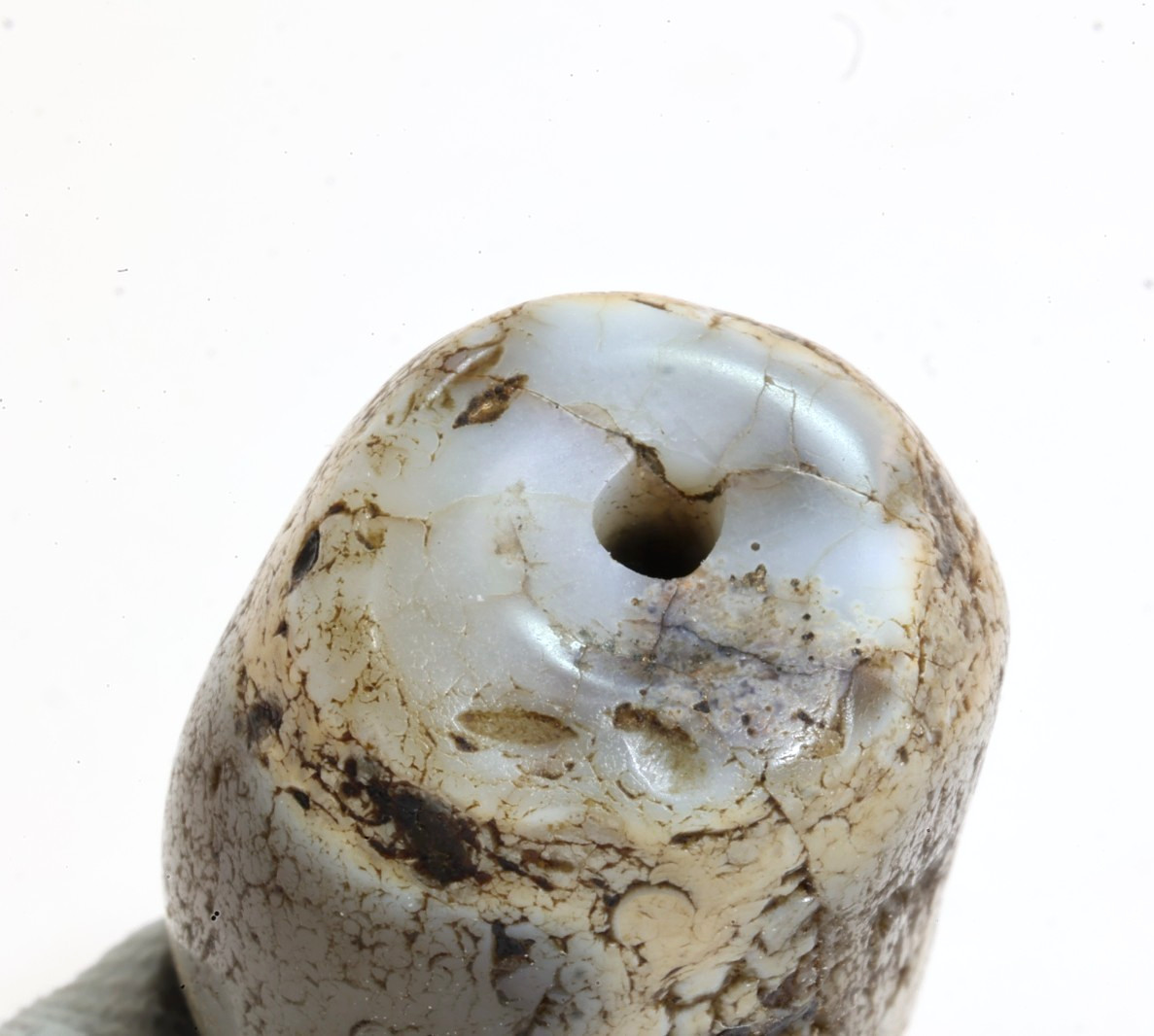 Extremely Rare 500 BCE Tibetan Longevity Dzi Bead | Ancient Totem Amulet