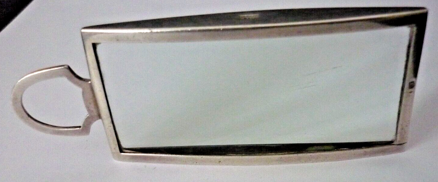 Art Deco Asprey & Co. Solid Silver Desk Magnifying Glass Hallmark London 1933