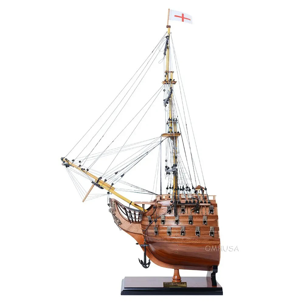 HMS Victory Bow Section Wall Decor Tall Ship Model 28.5″ Lord Nelson’s Flagship