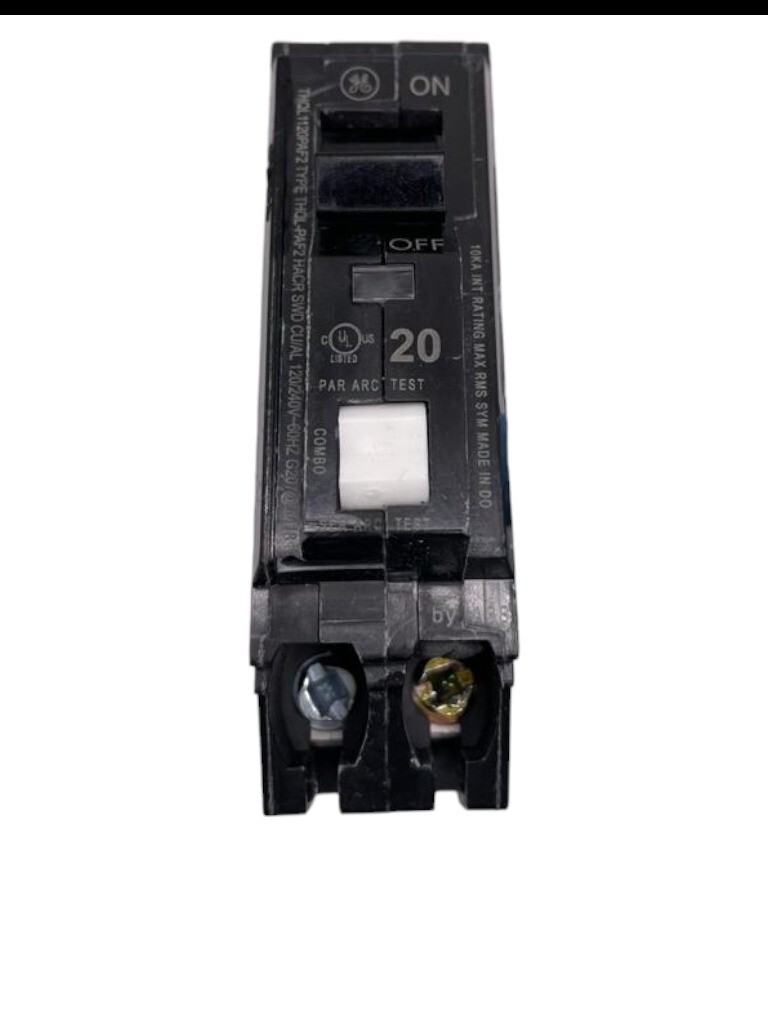 GE THQL1120PAF2 Arc Fault 20 A Plug On Neutral 1PC TESTED