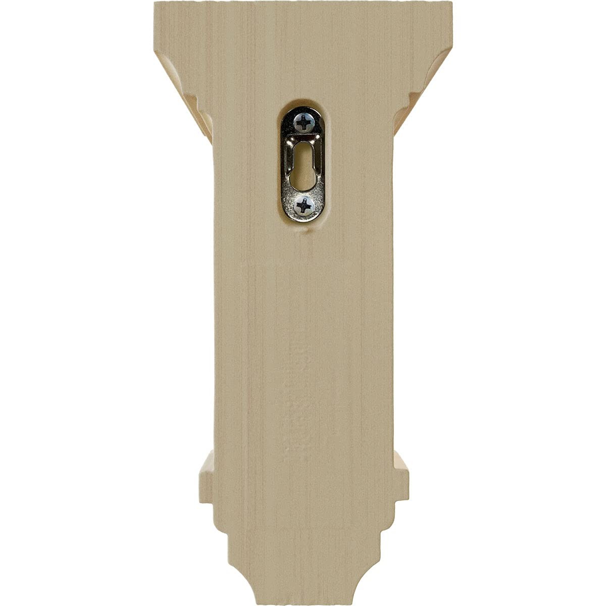Rubberwood Small Jefferson Wood Corbel Bracket 4W x 4.3/4D x 8H Inch