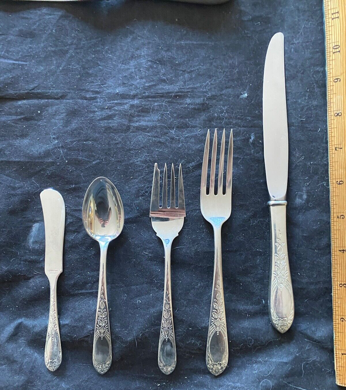6 KIRK STERLING PRIMROSE SETTINGS 5 PIECES PER SETTING WITH BUTTERS 30 PCS