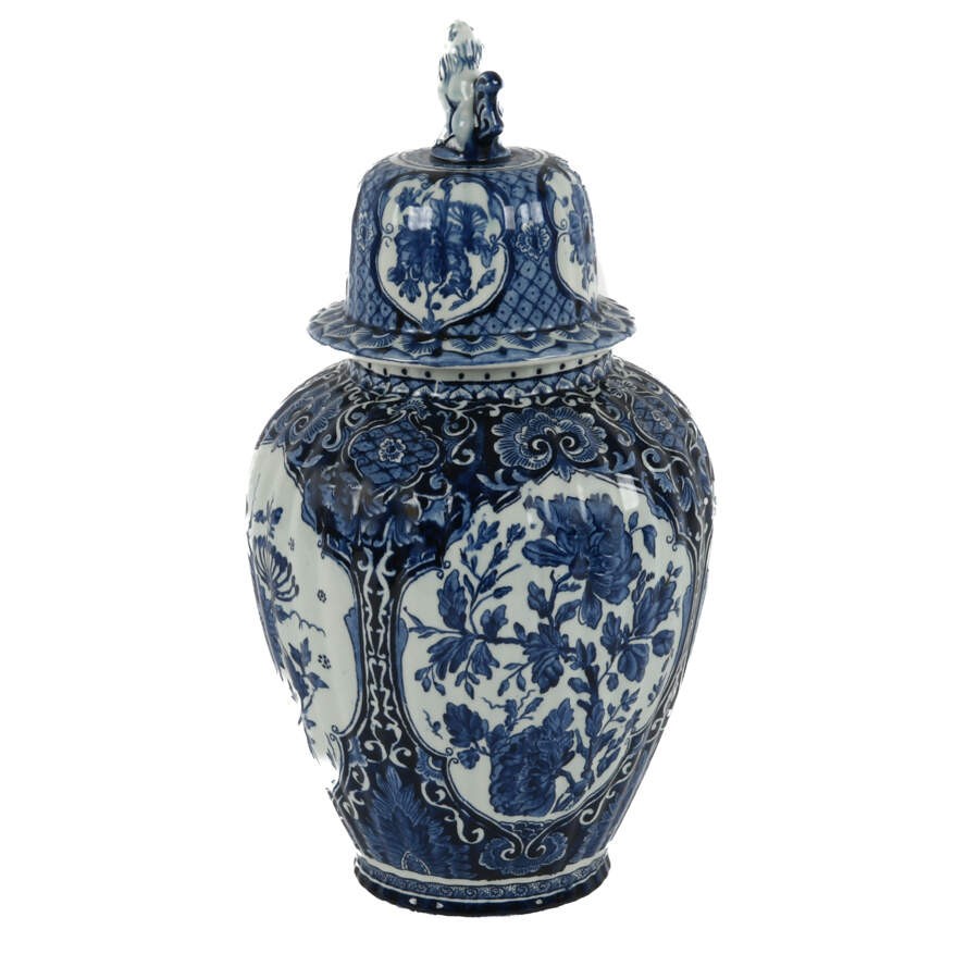 Royal Sphinx Delft Baluster Vase