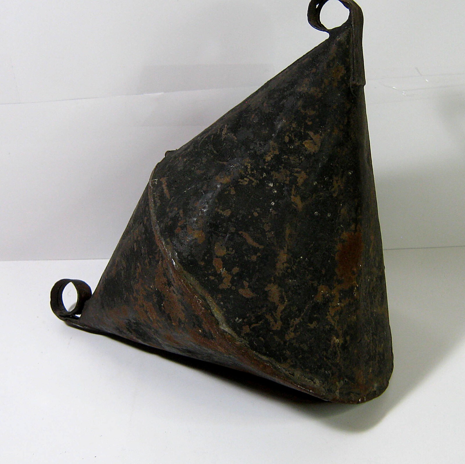 Antique Large Metal Welded Float Buoy Bobber Netting Fishing Collectible