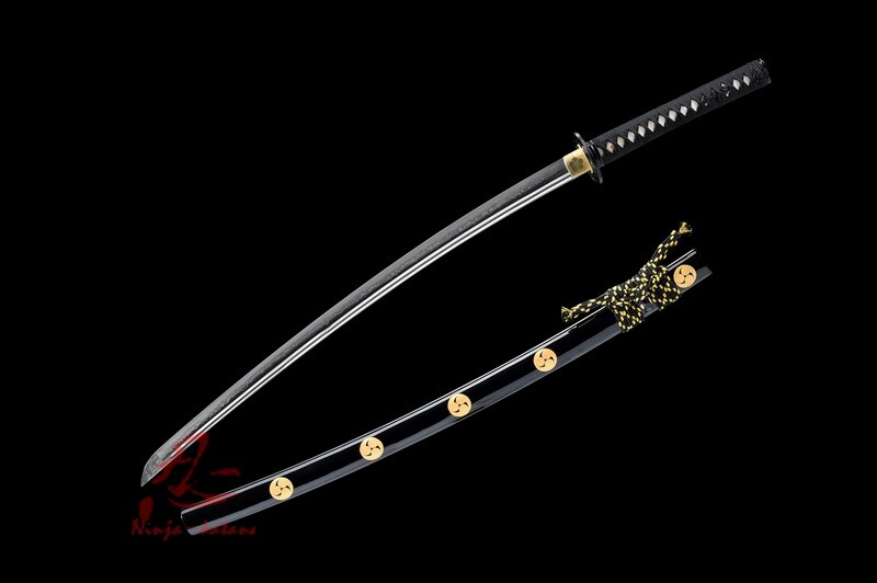 battle ready clay tempered t10 steel choji hamon japanese samurai katana sharp