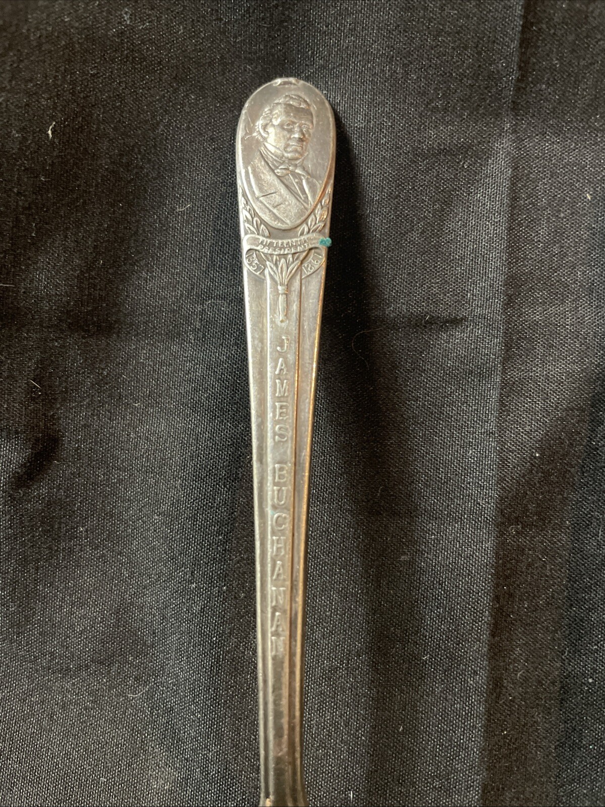 Presidential Souvenir Spoons James Buchanan And Ulysses S Grant. See Description