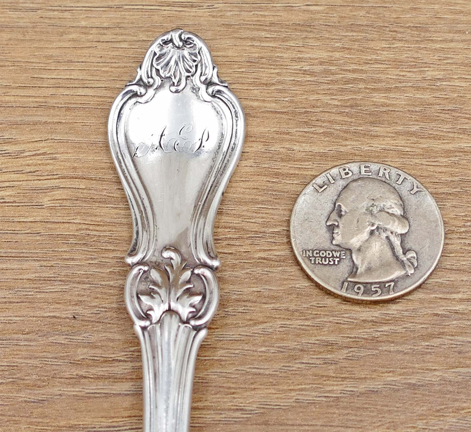1847 American Coin Silver Dinner Fork Osman O Reed Philadelphia