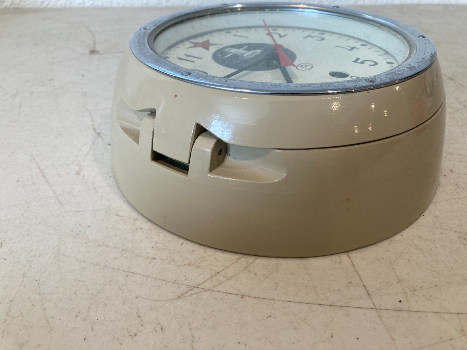 Russian Soviet B CCCP Navy Kauahguyckue Red Star Maritime Submarine Clock