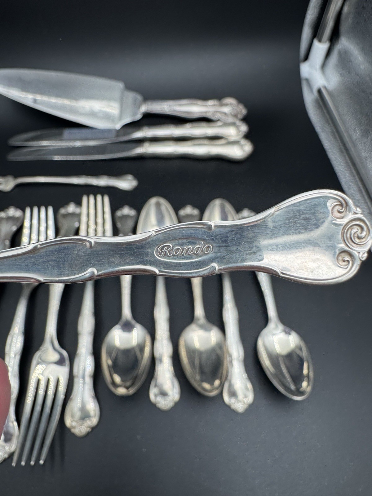 Gorham Sterling Silver Flatware Lot – Rondo & Antique Chantilly Mix – 440g