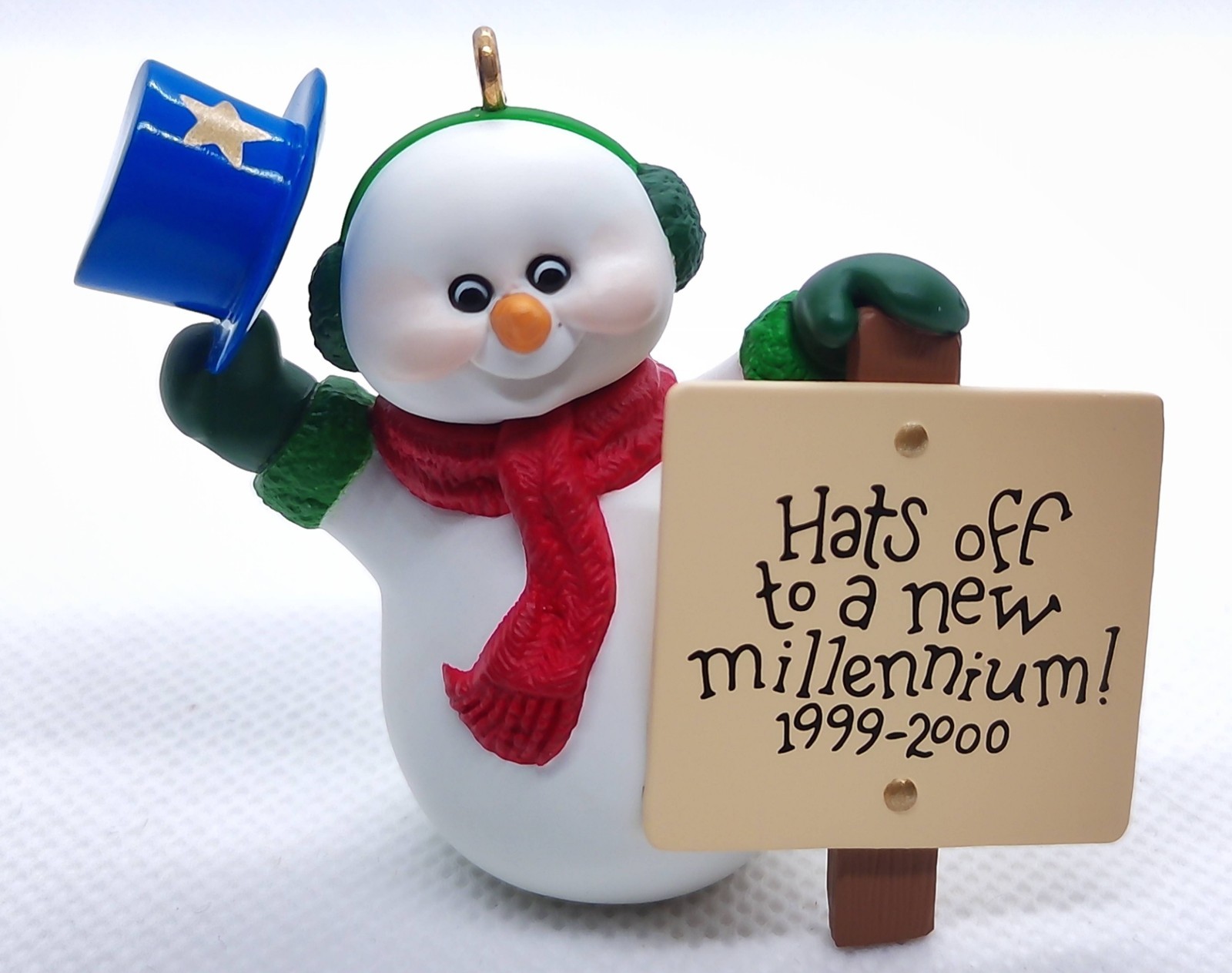 Hallmark Keepsake Ornament-Millenium Snowman 1999