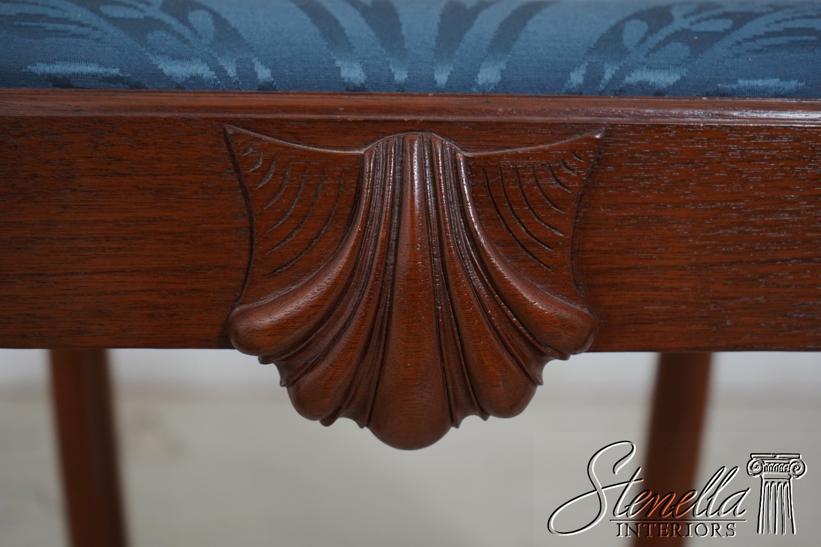 66196: JW BUNKER Bench Made Chippendale Walnut Armchair