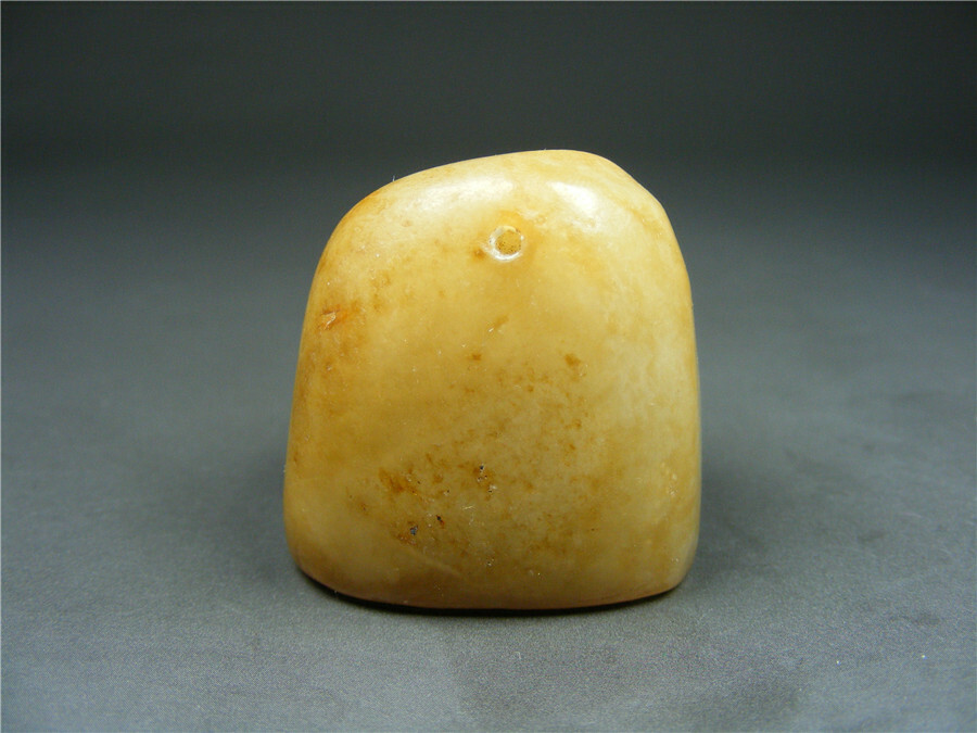 Chinese Antient Hetian Jade Antique Seal Ornaments Retro Craft Collection