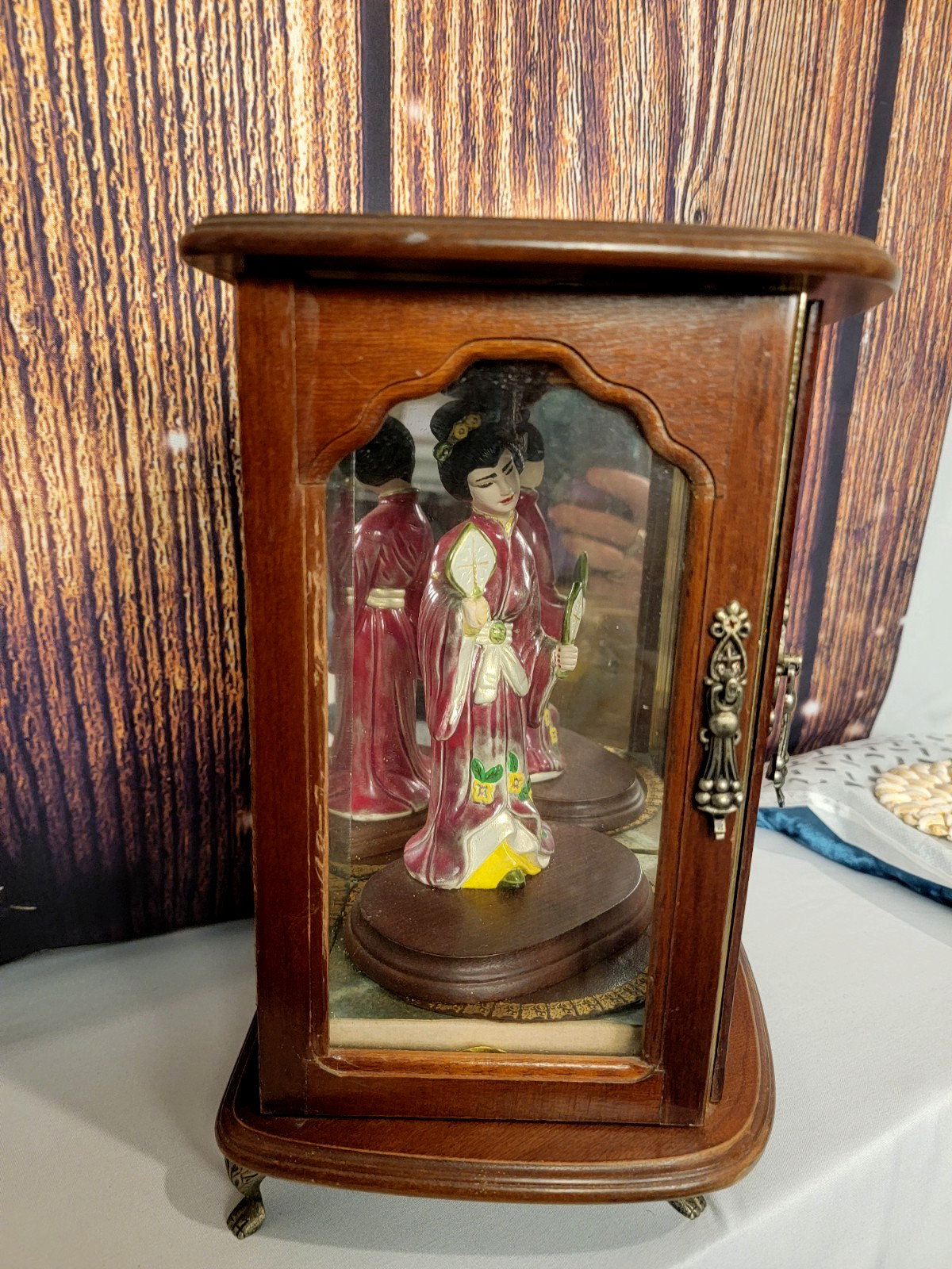 Antique Curio China doll Enclosed. Beautiful Collectors item!