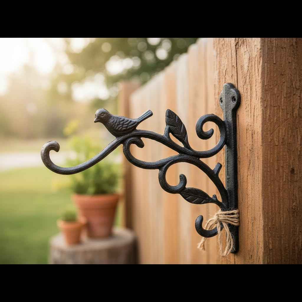 Antique and Vintage Animal Collection Cast Iron Wall Mount Bracket, Hangers for