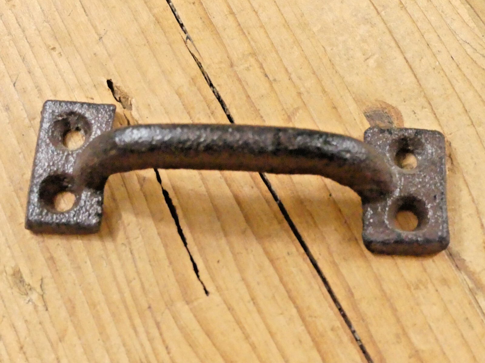 25 CAST IRON HANDLES RUSTIC DRAWER PULLS SMALL 3 5/8″ KITCHEN CABINET WINDOW